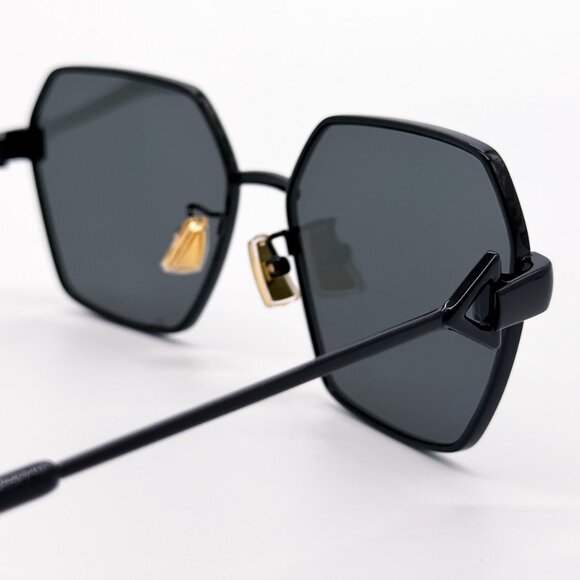 NEW BOTTEGA VENETA BV1224S 001 WOMEN BLACK/GREY SUNGLASSES BOTTEGA VENETA - Picture 9 of 12